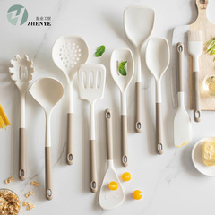 クロスボーダー全包シリカゲルキッチン調理器具10点セット耐高温調理シャベルスプーンセットkitchen utensil