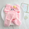 Scarf with hood, gloves