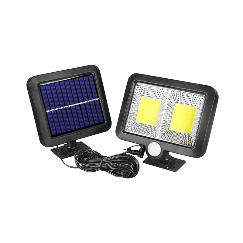 Lámpara de pared solar al aire libre patio Cuerpo Humano lámpara de inducción hogar dividir garaje iluminación LED lámpara de calle al por mayor