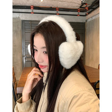 甜心少女~秋冬韩系爱心毛绒耳罩女可爱防冻保暖耳套护耳神器耳暖