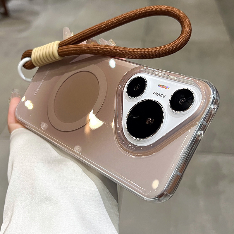 晕染渐变适用华为pura80手机壳p80系列新款Pura70pro高级感小众p70磁吸充电pro+气囊防摔外壳ultra女款保护套|undefined