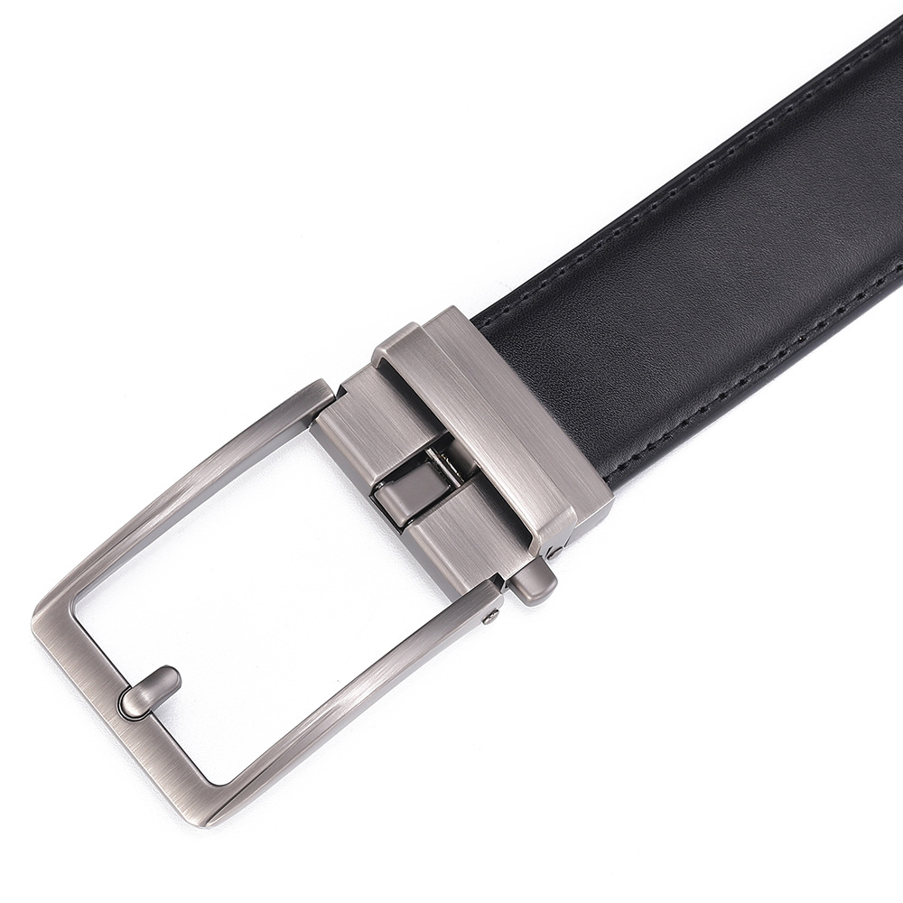 In Stock Cowhide Wholesale Fashion Men's Casual Genuine Leather Waist Belt Cross-Border 2025 New Model_voghion.com