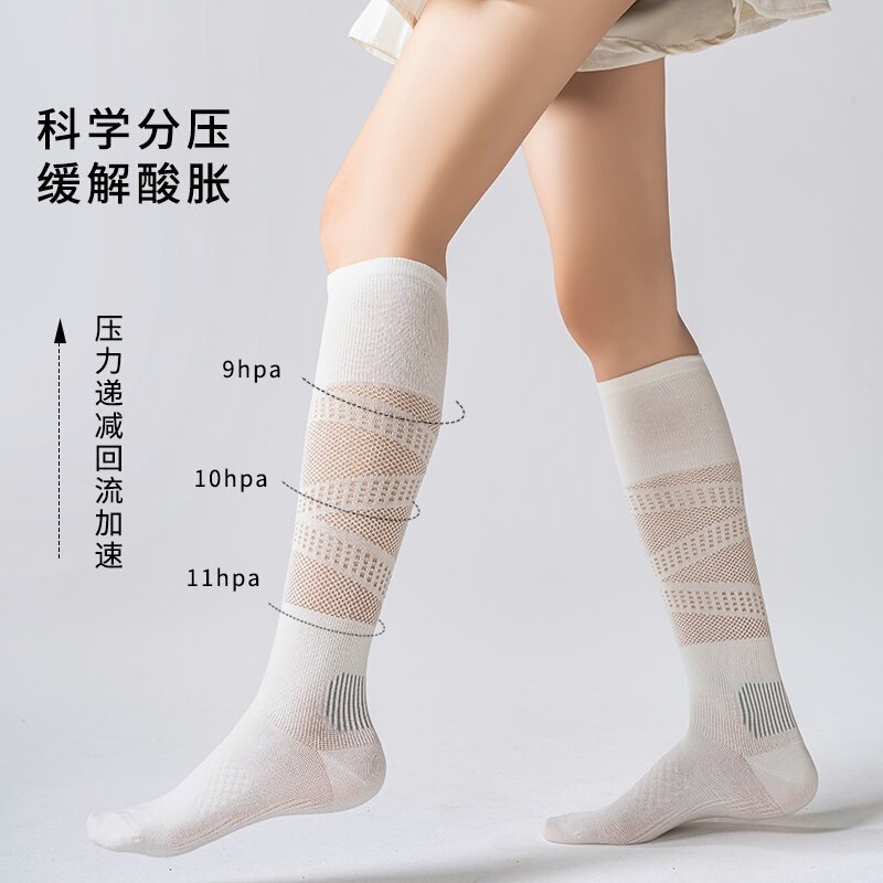 Compression socks for women, suitable for sports, fitness, running, cycling, jump rope, muscle compression socks, mid-length yoga slimming calf socks Compression socks for women, suitable for sports, fitness, running, cycling, jump rope, muscle compression socks, mid-length yoga slimming calf socks
