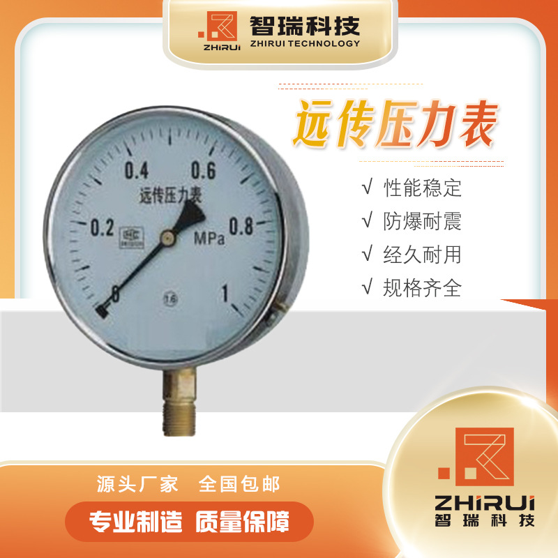 电阻远程压力表 电接点耐震数显压力表 电接点压力表 智瑞科技