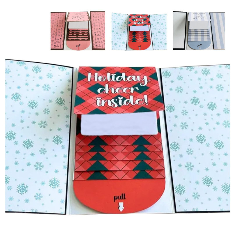 跨境亚马逊创意新款ChristmasGift Card Holder Book圣诞礼品卡册|undefined