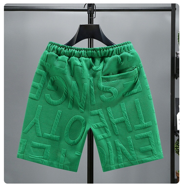 Plus Size Men's Summer Loose Shorts Trendy Five-Point Beach Pants Casual Mid-Length Fashion_viptrois.com