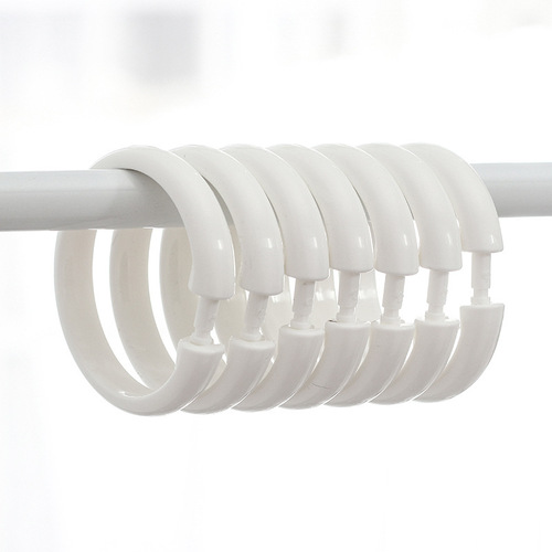 Japan KM curtain buckle curtain hanging ring live hook large Roman rod curtain buckle live buckle curtain accessories