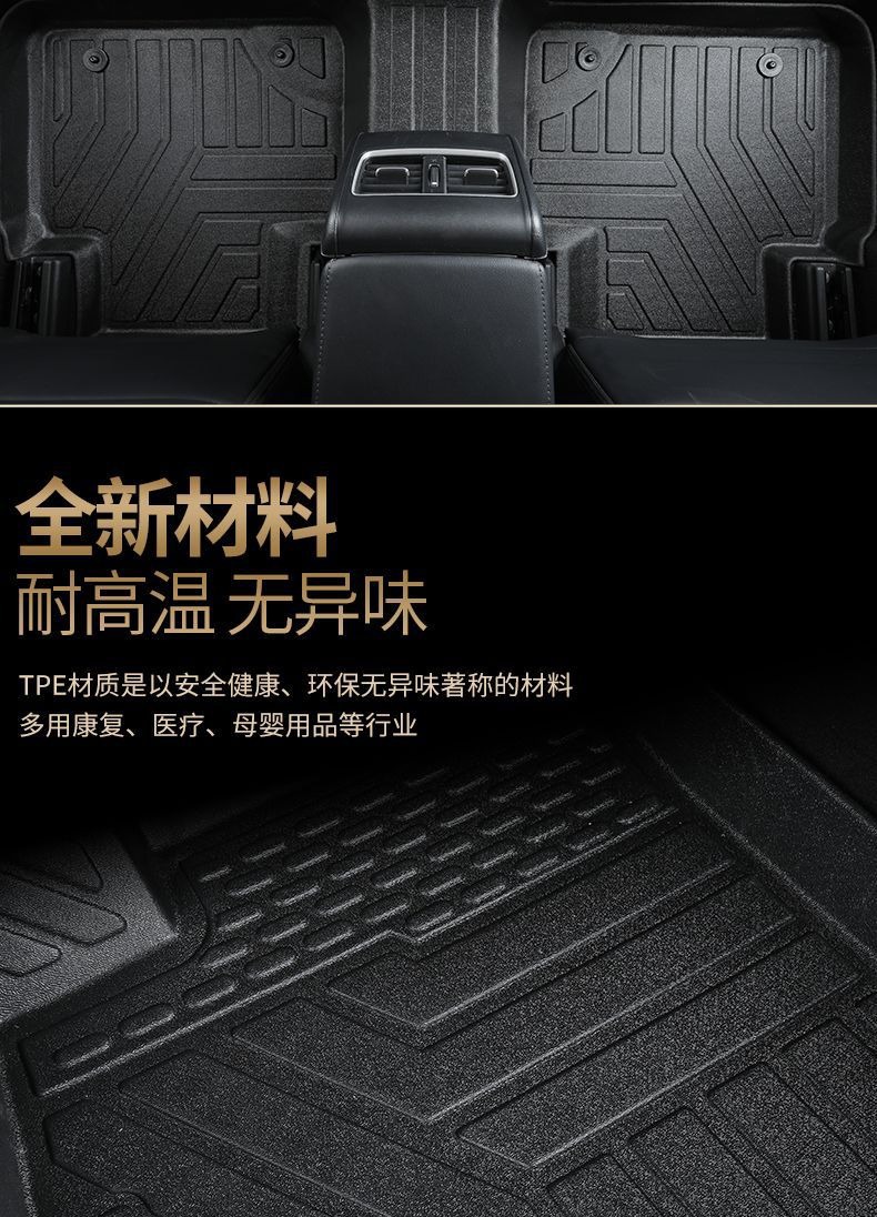 Wholesale Tpe Car Floor Mats, Special Car-Specific Wire Loop Floor Mats, Non-Slip and Wear-Resistant Car Foot Mats