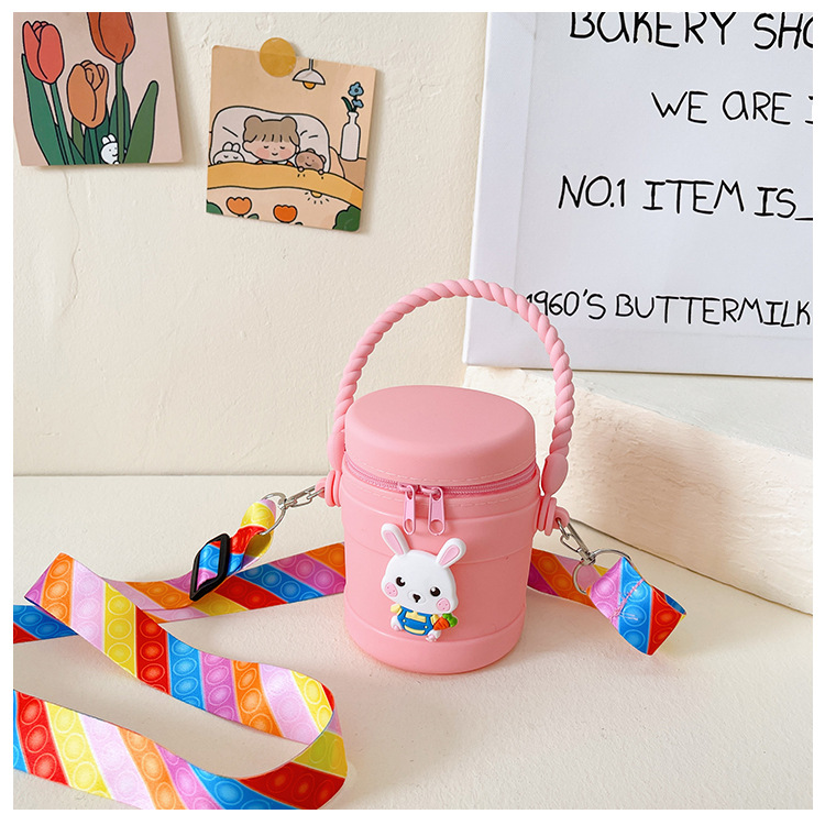 Kid's All Seasons Silica Gel Cute Handbag display picture 6