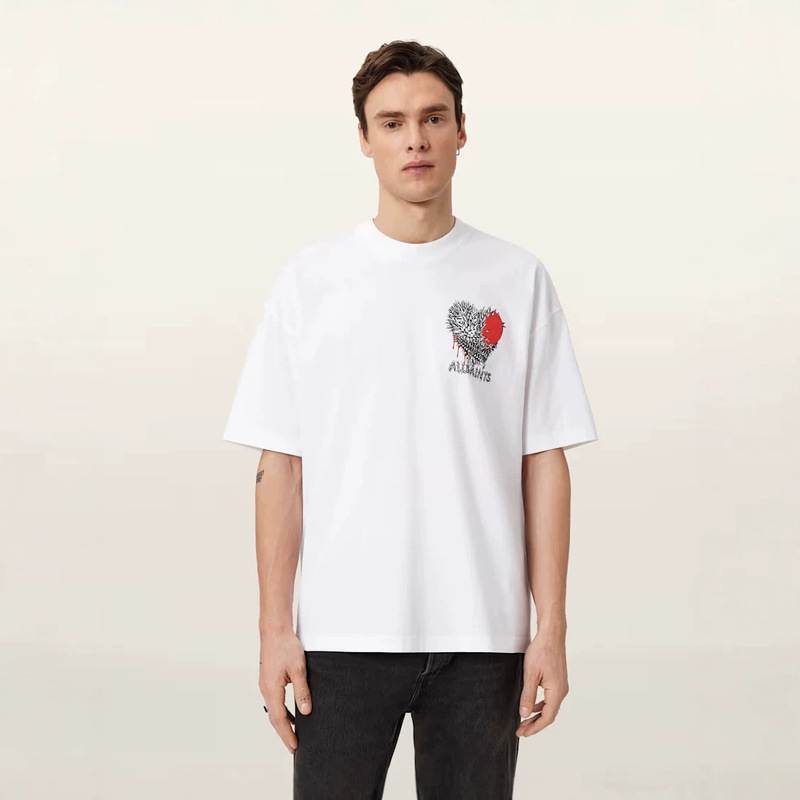 2026 New Fingerprint Heart Couple Short-Sleeve T-Shirt for Women, Trendy Brand, Super Popular, Roora High-End Design, Niche Summer Fashion 2026 New Fingerprint Heart Couple Short-Sleeve T-Shirt for Women, Trendy Brand, Super Popular, Roora High-End Design, Niche Summer Fashion