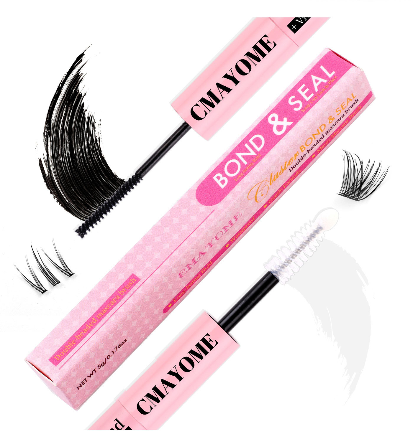 20g Weight Eyelash Glue Makeup Tools Types 1 Quantity Plastic Material Solid Color Pattern Casual, Simple Style Style Casual Simple Style Solid Color Plastic Eyelash Glue 1 10