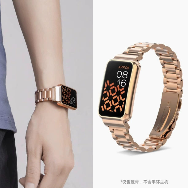 Milanese strap (Xiaomi 7Pro), stainless steel mesh, adjustable magnetic clasp, multi‑color