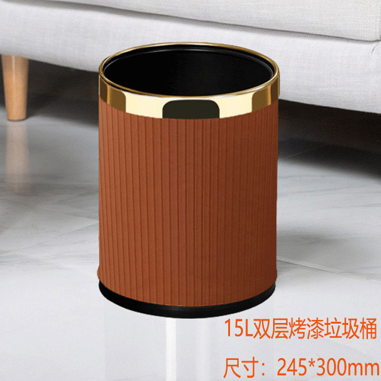 15l círculo dorado estampado naranja