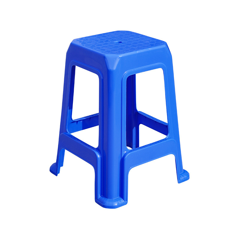 Fiesta de taburetes de plástico grueso 55cm de altura de asiento taburete de exhibición fábrica de taburetes de goma cocida duradera puede ser grabado con láser
