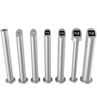Stainless steel swipe column 304 stainless steel exit button face recognition intercom metal pole access control