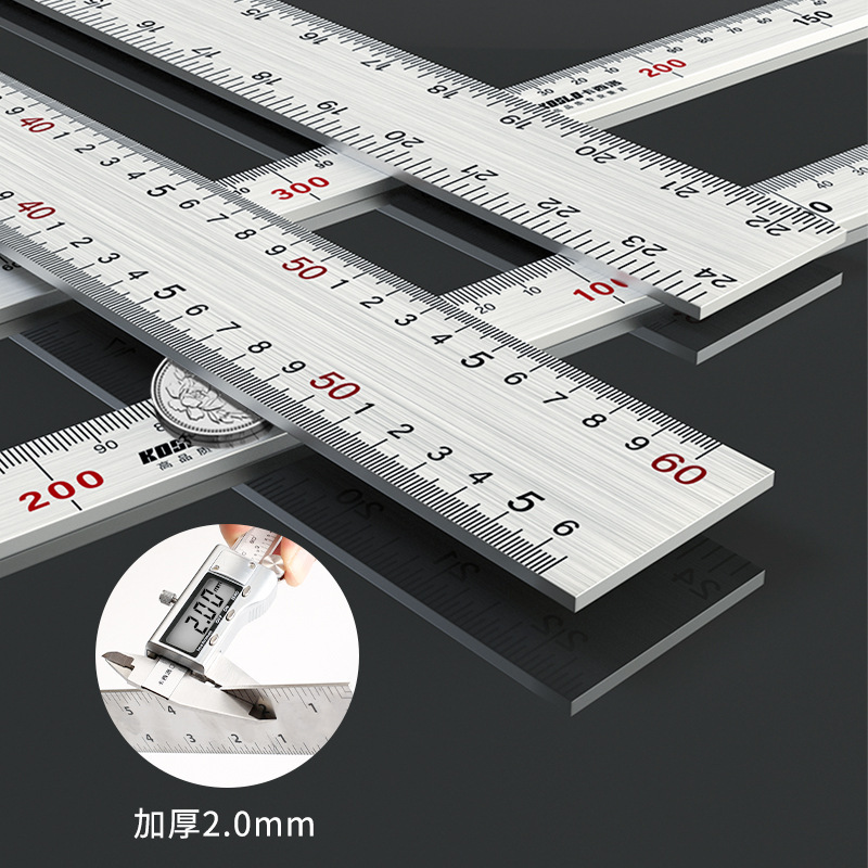 源メーカー卸売り直角定規90度ステンレス鋼厚さ約30/50/60センチ木工角定規1メートル|undefined