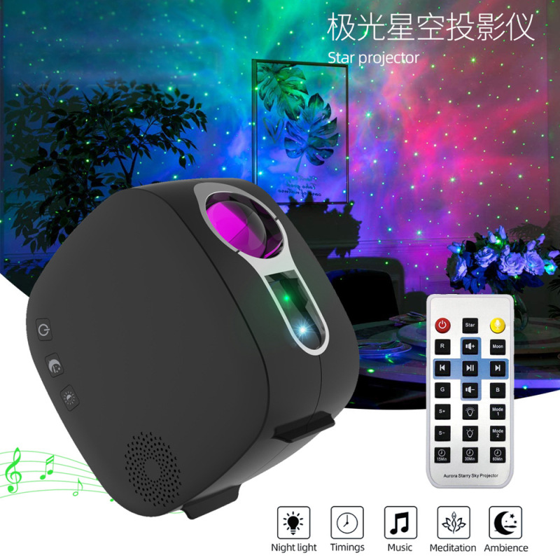 レーザー水紋投影灯星空灯オーロラプロジェクター雰囲気小夜灯bluetooth新型私模|undefined