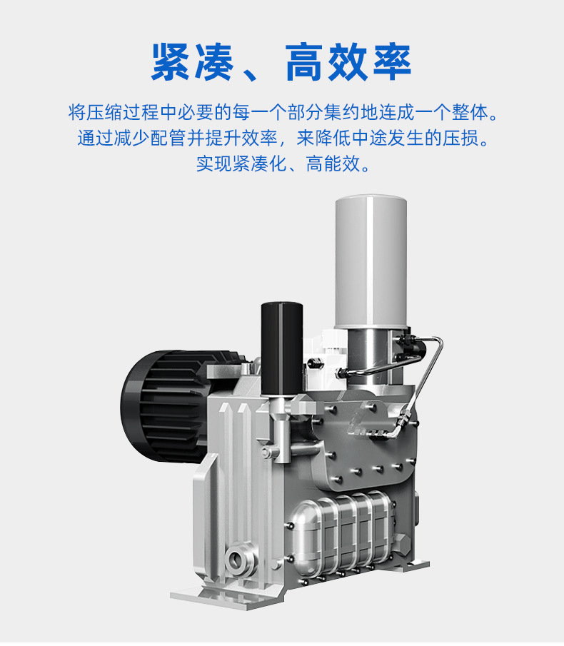 KENGANG Permanent Magnet Variable Frequency Air Compressor Micro Oil Screw Structure Air Compressor KOBELION EV Series