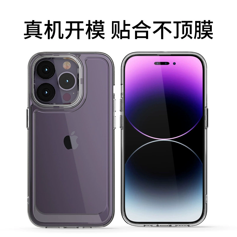 Яблоко, совместимый чехол для телефона, iPhone 14, прозрачный защитный чехол для пространства Pro, 15 Pro Max, защита от падения