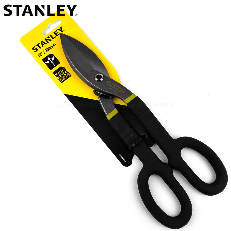 史丹利12寸通用铁皮剪冷轧钢不锈钢板剪刀铁丝网剪STHT14558-8-23