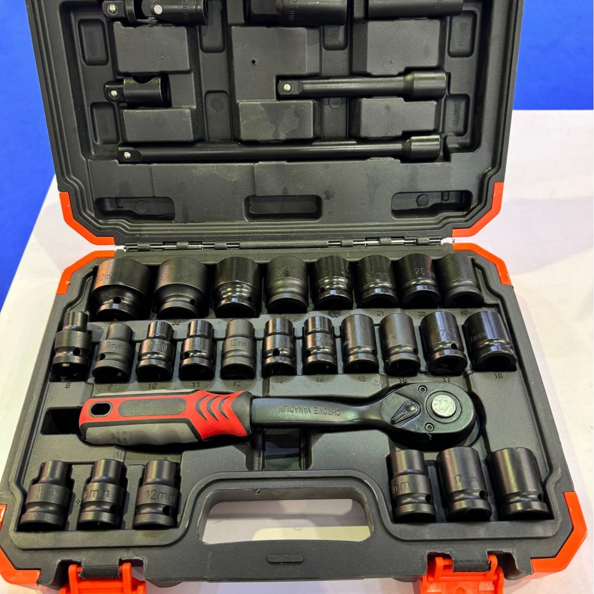 1/2寸32件套套筒工具组套汽修工具组套装 棘轮扳手套筒组合批发