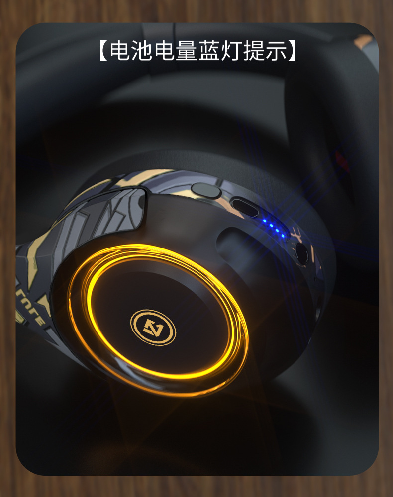 LULE Kabelloses Bluetooth-Kopfhörer Over-Ear Kabelgebundenes Gaming-Headset für Computer E-Sport-Kopfhörer Wasserdicht Sport Amazon Hot Model