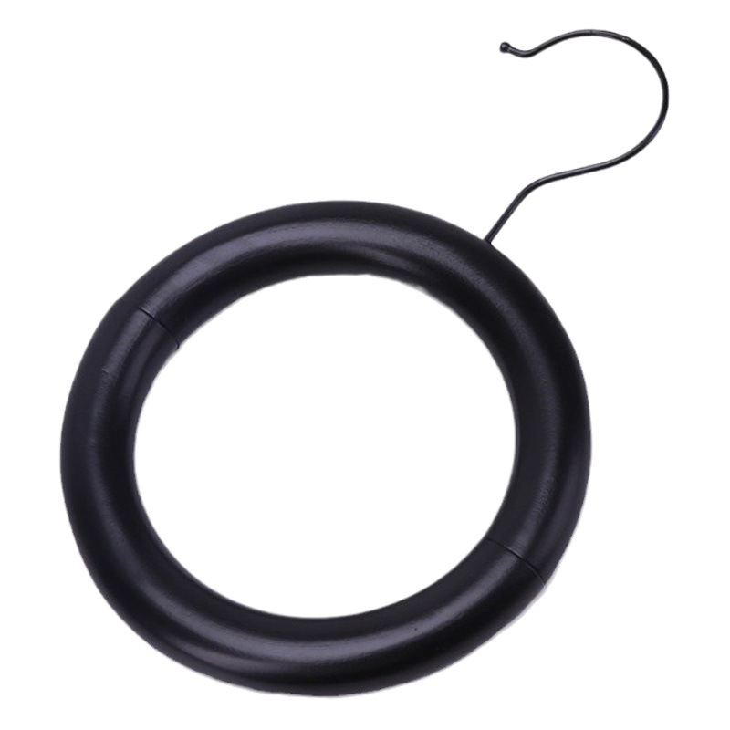 Gancho negro gancho de madera maciza ropa gancho clip S gancho tienda de ropa accesorios especiales tapa calcetines clip de tela clip de madera U clip