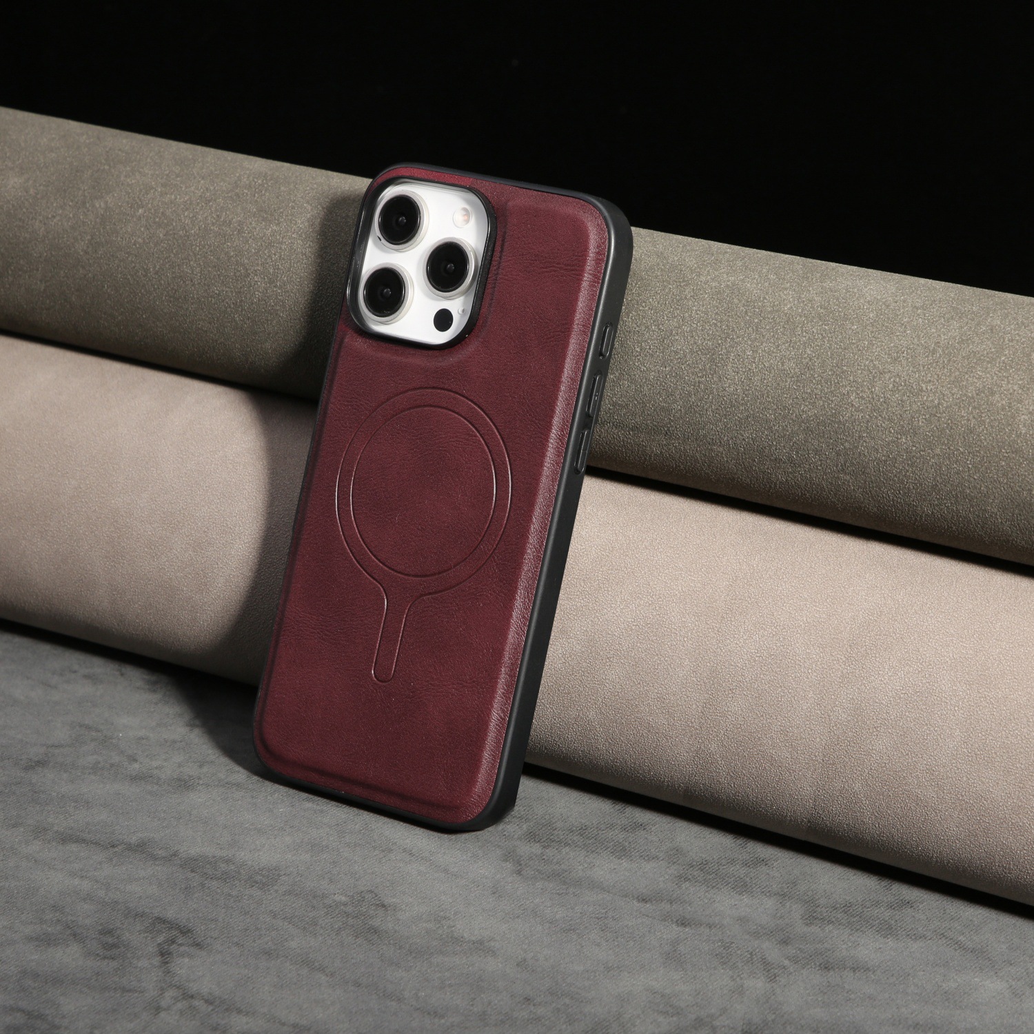 Funda magnética con anillo para iPhone 17 Pro Max, compatible con carga inalámbrica, protección anticaídas para la serie Apple 17