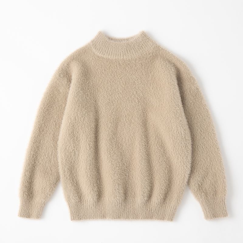 Niños imitación de agua suéter de invierno niñas otoño y invierno nuevo estilo coreano jersey niños de mediana edad tendencia de chaqueta roja Año Nuevo
