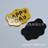 8376-HAPPY DAY mobile phone beauty shoes and clothing headgear DIY handmade jewelry accessories pendant patch 100