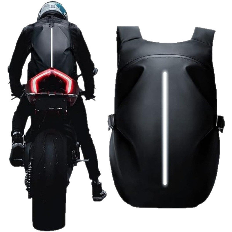 サイクリングバックパック、オートバイヘルメットバックパック、女性用オートバイライダーバッグ、撥水トラベルバッグ、男性用大容量|undefined