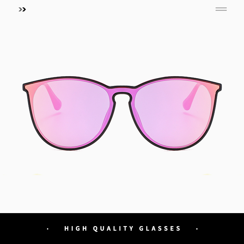 Streetwear Geometric Tac Round Frame Full Frame Glasses display picture 1