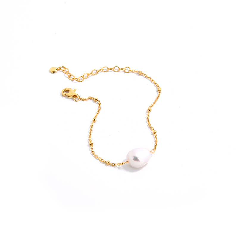 Freshwater Baroque Pearl Bracelet Image 3