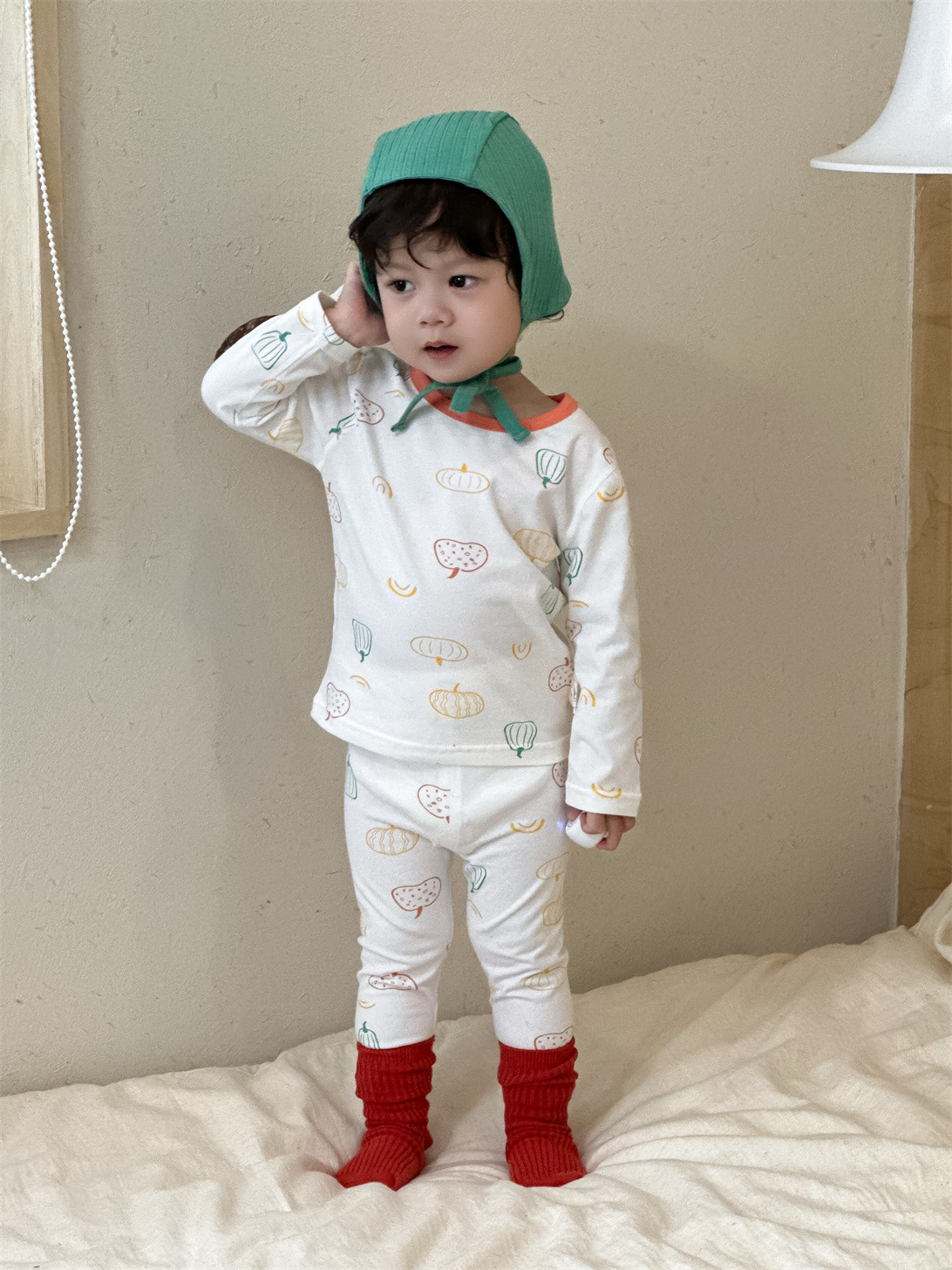 Niños pijamas de otoño set de ropa de bebé set de ropa de otoño ropa de otoño ropa infantil 2025 nuevo