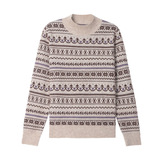 复古条纹提花毛衣女秋冬打底衫软糯套头毛衣内搭女式衣年轻款毛衫，女装针织衫/毛衣，妃慕昵服饰