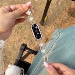 新型四葉草にドリルを入れた金属バンドは、米ハンドリングNFC9pro/8女ins小衆華為10女を適用している