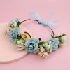 Headband, hair accessory suitable for photo sessions for bride, European style, for bridesmaid