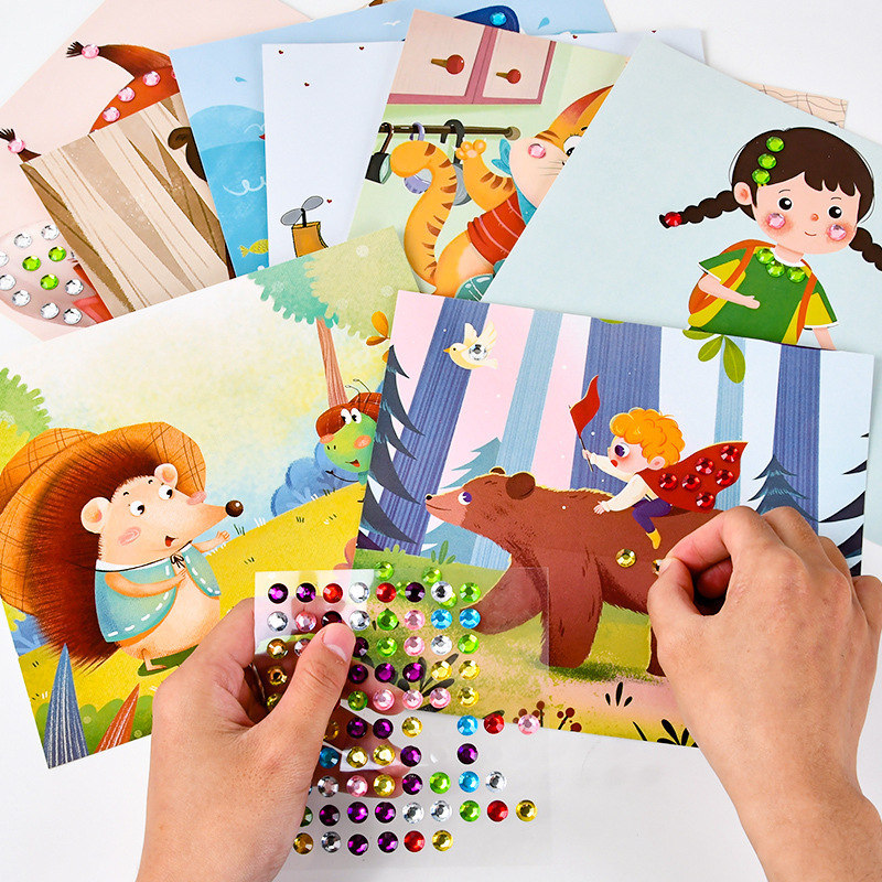 Children's acrylic cartoon stickers