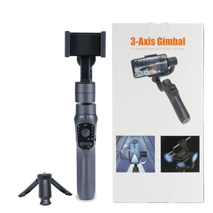Cross-border mobile phone three-axis stabilizer smart follow-up pan-tilt anti-shake live photography outdoor tripod