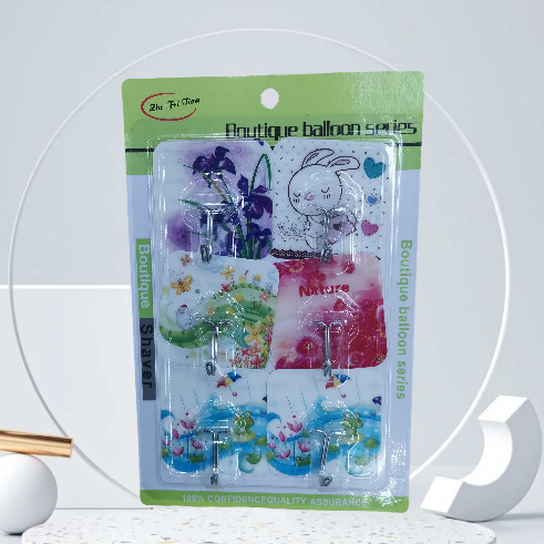 Acrylic Transparent Nano Traceless Hooks in Bulk, 1 Card Contains 6 Traceless Hooks, Adhesive Hooks, Low Price Direct Sale Acrylic Transparent Nano Traceless Hooks in Bulk, 1 Card Contains 6 Traceless Hooks, Adhesive Hooks, Low Price Direct Sale