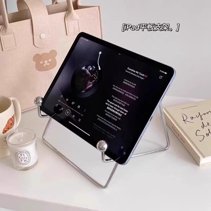タブレットスタンド、金属製レイジーサポートスタンド、寮ドラマ視聴ベッドサイドスタンド、卓上タブレット専用携帯電話スタンド|undefined