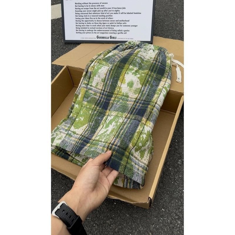 Unisex Street Wear Trendy Tie Dye Five Point Beach Shorts Loose Fitting Versatile Stylish Men's Clothing Bottoms_viptrois.com