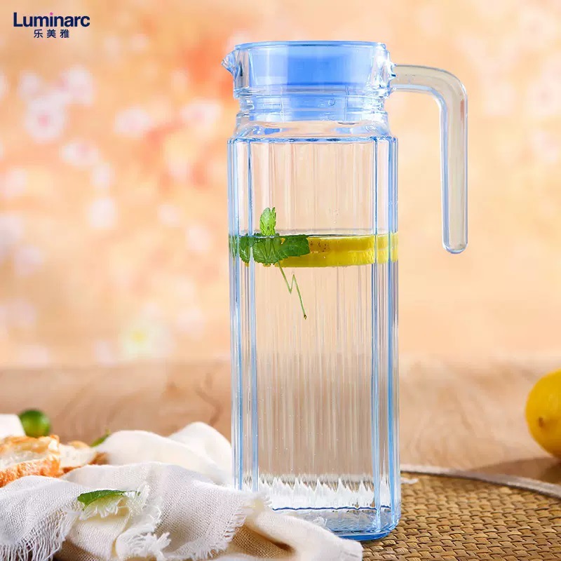 Botella de agua fría de cristal de la botella de agua fría lemeiya hogar tetera resistente a altas temperaturas olla gruesa gran capacidad restaurante dedicado