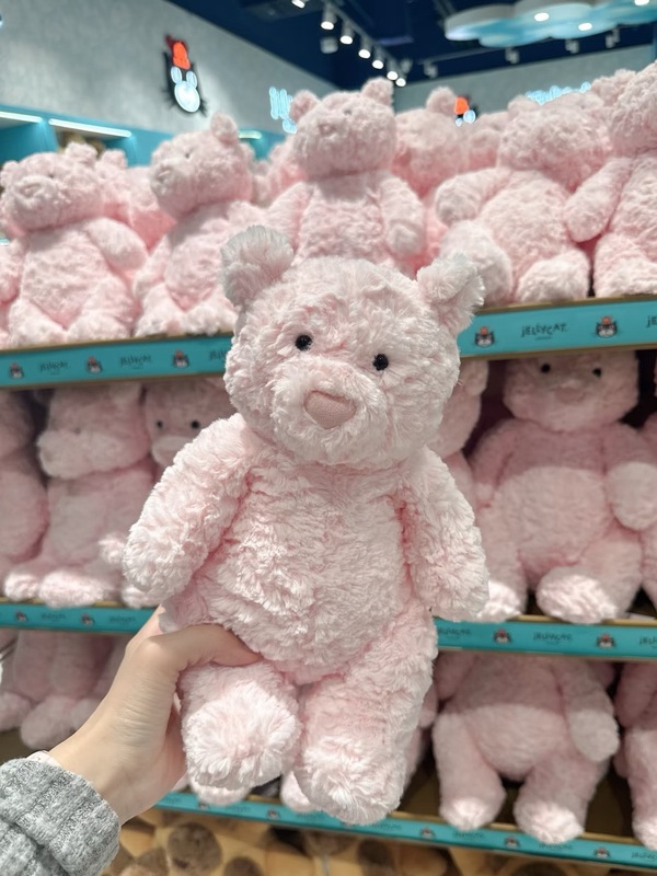 国产jellycat同款巴塞罗那粉熊公仔毛绒玩具可爱安抚玩偶莱奥拉熊|undefined