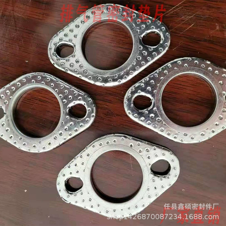 Прокладка выхлопной трубы автомобиля Прокладка выхлопной трубы Графитовая прокладка Композитная пластина Прокладка глушителя Прокладка глушителя