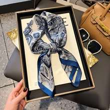 合集四70仿真丝丝巾方巾高级感时尚百搭职业领巾韩版印花护颈围巾