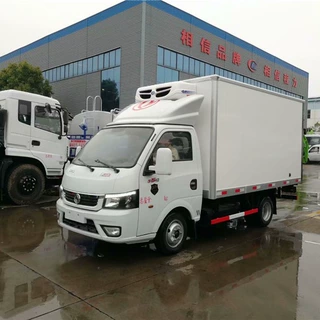 东风途逸油气两用冷藏车 CNG天然气冷藏车160L气瓶可行驶300km