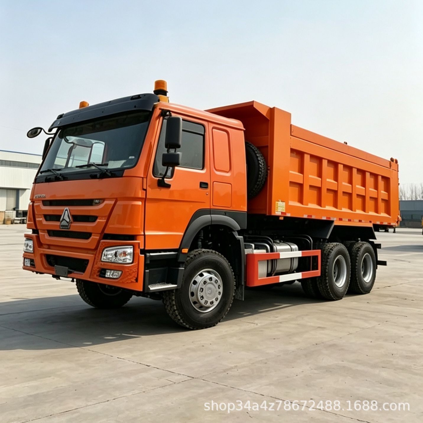 Overseas Howo 6X4 Dump Truck 371 Horsepower Dump Truck Engineering Vehicle Rear Dump Truck Deposit