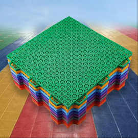 定制改性聚丙烯PP 软塑 热塑悬浮式拼装运动地板生产厂家