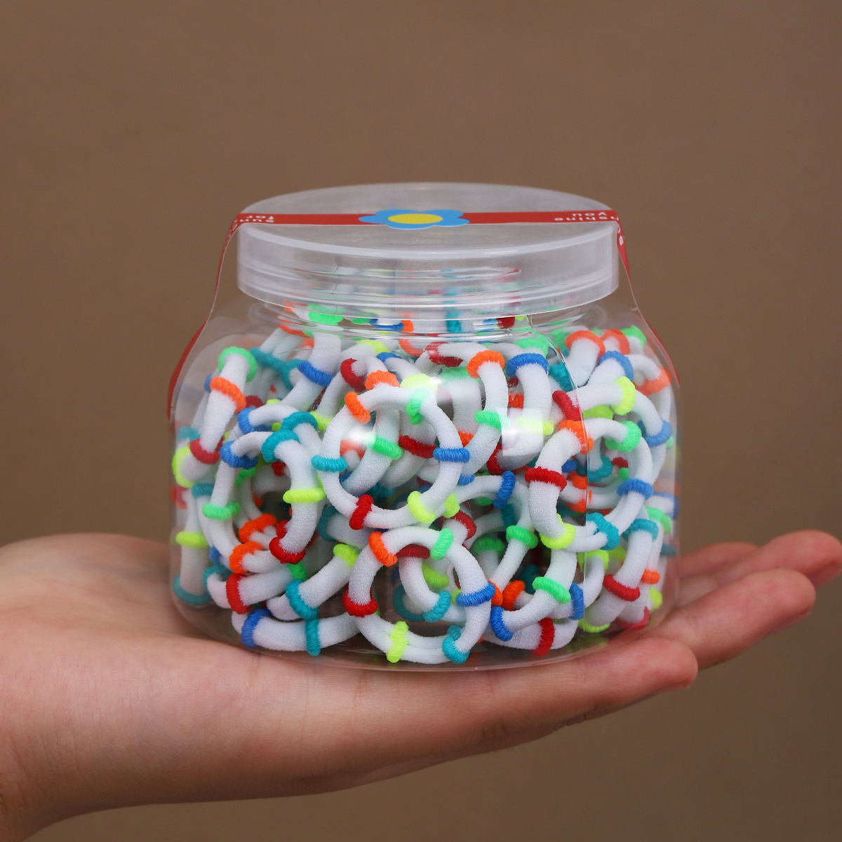 Niños de alta elasticidad cuerda de cabeza no daña cabello toallas de color anillo de cabello niñas correa de cabello bebé cabello anillo de cabello